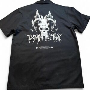 Vintage style Vitriol Full Zip Demon Within Metal grunge punk Full Zip Shirt XXL